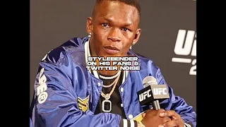 Israel Adesanya On Disrespectful Fans...