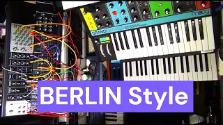 Berlin school influenced electronic jam B- Odyssey Moog Grandmother B- modular system B- Monopoly