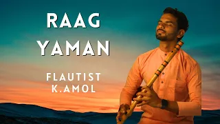 Raag Yaman on Flute | @FLAUTISTKAMOL | Classical Music Flute