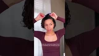 Do my hair with me ➰ styling routine on short 3b curls, short curly hair, curly pixie cut, curly bob