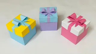 DIY Gift Box / How to make Gift Box ? Easy Paper Crafts Idea / DIY gift box /gift box / how to make