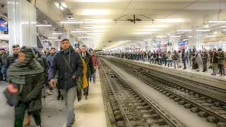 Riding The RER From Gare du Nord to CDG, During a Strike