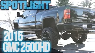Spotlight - 2015 GMC Sierra Denali HD, 6.5" BDS, 22x12's, and 35's