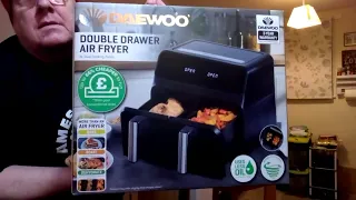 DAEWOO Double Drawer Air Fryer . Quick basic operations Video .
