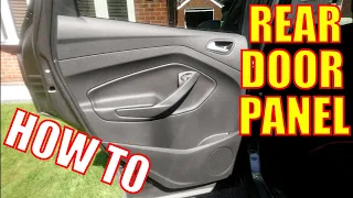 Expert Tips: How to Easily Remove the Rear Door Panel of Your Ford Kuga Escape 2013-2019