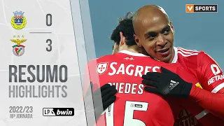 Highlights | Resumo: FC Arouca 0-3 Benfica (Liga 22/23 #18)