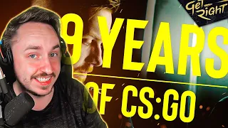 Reacting to a DECADE of CSGO Highlights! (Insane)