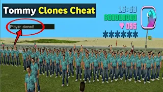 Clones Cheat | 100+Tommy Cloned In GTA Vice City | GTA Vice City Tommy Clone Cheat Code #SHAKEELGTA