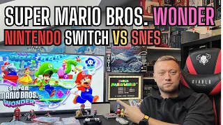 Pierwsze wrażanie Super Mario Bros. Wonder porównanie Mario Switch VS Mario SNES :)