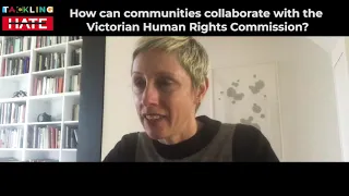 How can civil society organisations collaborate with the Victorian Human Rights Commission?