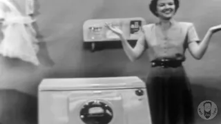 VINTAGE 1949 COMMERCIAL FOR WESTINGHOUSE LAUNDROMAT