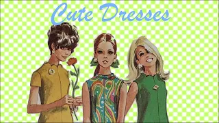 Attractive Misses Dress Patterns from the 1960's | #shorts #vintagesewing #theairport