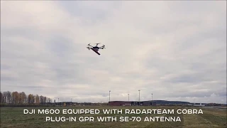 Drone With Ground Penetrating Radar GPR Novatest