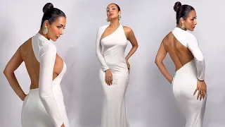 Malaika Arora Sets The Internet On Fire With Her Latest Look In White Cut-Out Bodycon Gown