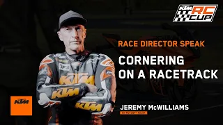 Cornering on a racetrack | KTM RC CUP | Ft. Jeremy McWilliams