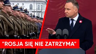 Mocne słowa Andrzeja Dudy o Rosji. "Nie zatrzyma się na Ukrainie"