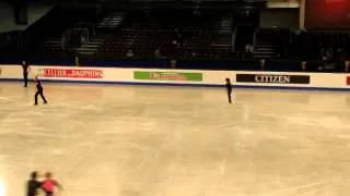 2014 01 16 EC Pairs SP practice Vanessa JAMES  Morgan CIPRES