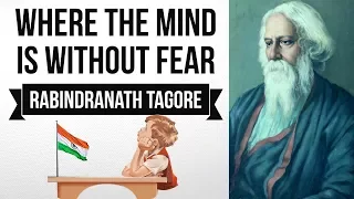 English Poem - Where The Mind Is Without Fear by Rabindranath Tagore - Explanation in Hindi