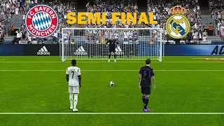 Bayern Munich vs Real Madrid - Semi Final UEFA Champions League 2023/24 | Vinicius vs Sane | PES