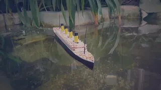 Titanic sinks in the pond