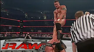 Evolution vs Chris Jericho & Rob Van Dam 3-on-2 Handicap Match RAW Jan 26,2004