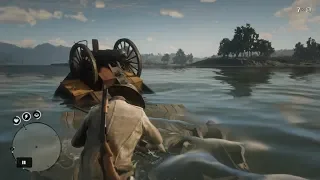 Sinking A Boat - Red Dead Redemption 2 Funny moments and Fails