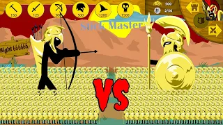 HACK SUMMON 999 KYTCHU GOLDEN VS 999 SPEARTON GOLDEN MAX POWER | STICK WAR LEGACY | STICK MASTER