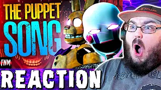 FNAF SONG "The Puppet Song" & "Nightmare by Design" (ANIMATED) #FNAF REACTION!!!