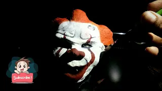 How to make pennywise the Clown sculpture with clay