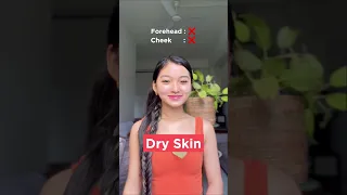 Easiest way to know your skin type! 😱