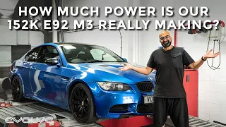 How much Power does our 152,000 mile E92 M3 really make? - Dyno runs + Spark Plug Change