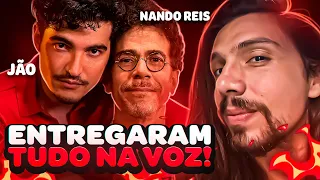 @JAO e @nandoreis SIM REACT por PROF. DE CANTO