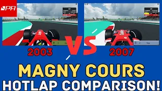 F1 2003 VS F1 2007 COMPARISON: IS THERE ANY DIFFERENCE? (Project Apex Roblox 2023)