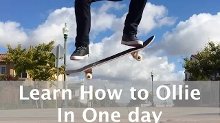 Learn to Ollie in One Day