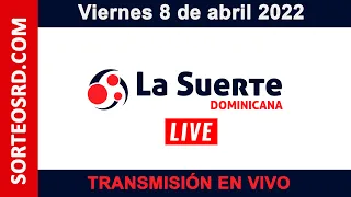 La Suerte Dominicana EN VIVO 📺│ Viernes 8 de abril 2022 – 12:30 PM