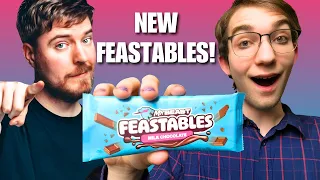 Trying MrBeast's NEW Feastables