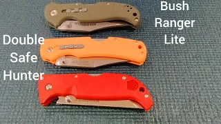 🎆🎆 COLD STEEL - BUSH RANGER LITE AND DOUBLE SAFE HUNTER. - BOTH HAVE DOUBLE SAFE LOCK SYSTEMS 🎆🎆