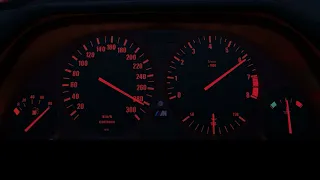 BMW M5 E34 TOP SPEED ACCELERATION