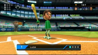 Wii Sports Baseball (Luca VS Chika)