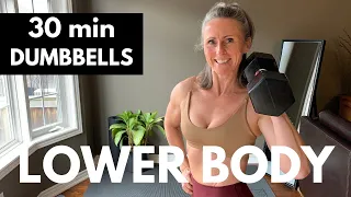 LOWER BODY WORKOUT muscle building dumbbells L4