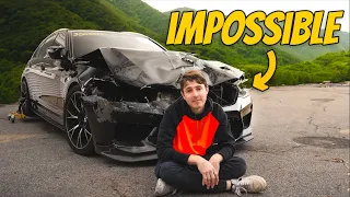 Trying To Fix A Crashed BMW M5 With No Experience
