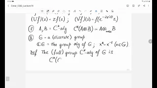 A. Yu. Pirkovskii. C*-algebras and compact quantum groups. Lecture 14. April 15, 2021