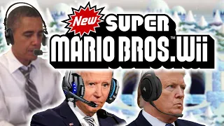 US Presidents Play New Super Mario Bros. Wii 5