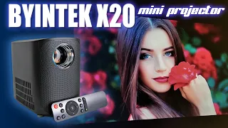 Отличный и практичный!!! МИНИ проектор BYINTEK X20 с системой Android для домашнего кинотеатра