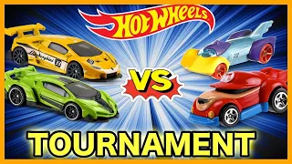 HOT WHEELS LAMBORGHINI vs CHARACTER CARS TOURNAMENT !!!