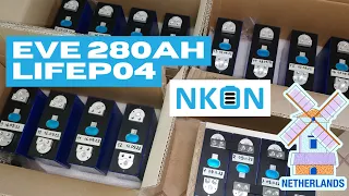 Що я отримав з Nkon - Lifepo4 (LFP) акумулятори EVE 280Ah Grade A. LF280k