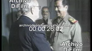 Irak Firma Acuerdo para Exportar Petroleo - Sadam Husein - DiFilm (1996)