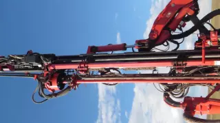 DP1500i Drill Rig during the drilling in Mongolia MAK mine site