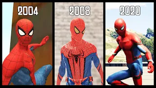 Evolution of "SPIDERMAN" in GTA games! (2001 - 2020)