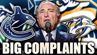 CANUCKS & PREDATORS SEND COMPLAINT TO THE NHL + HUGE PLAYOFF STANDINGS UPDATE